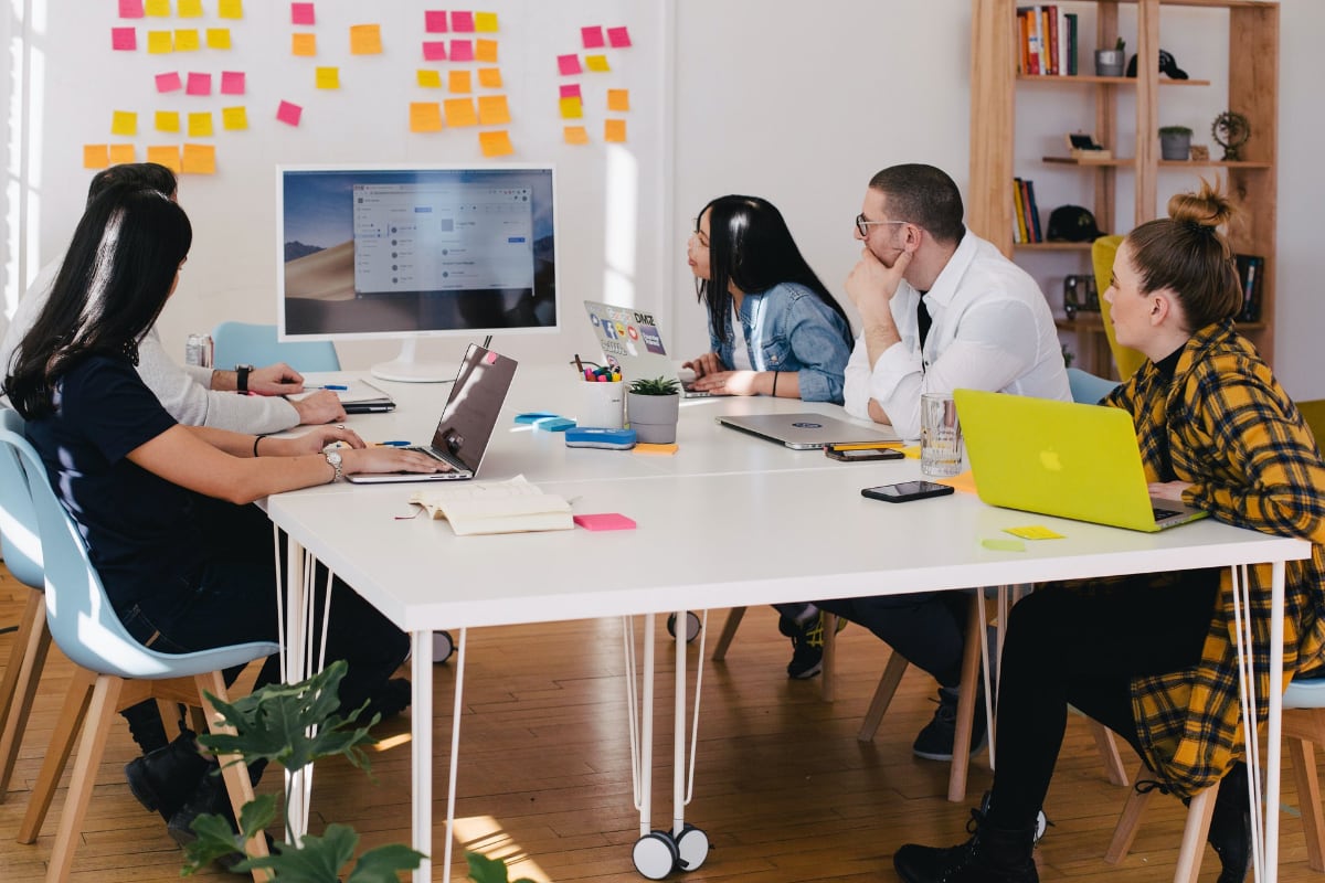 People in a conference room